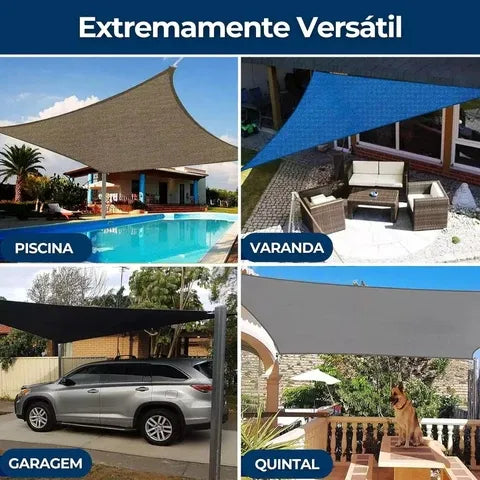 Toldo Portátil Impermeável para Varanda e Carros