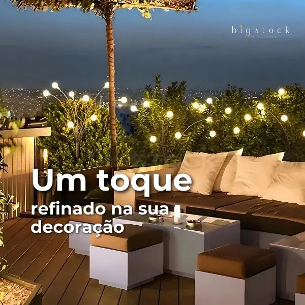 Luminária Solar para Jardim Vagalume SolarGlow