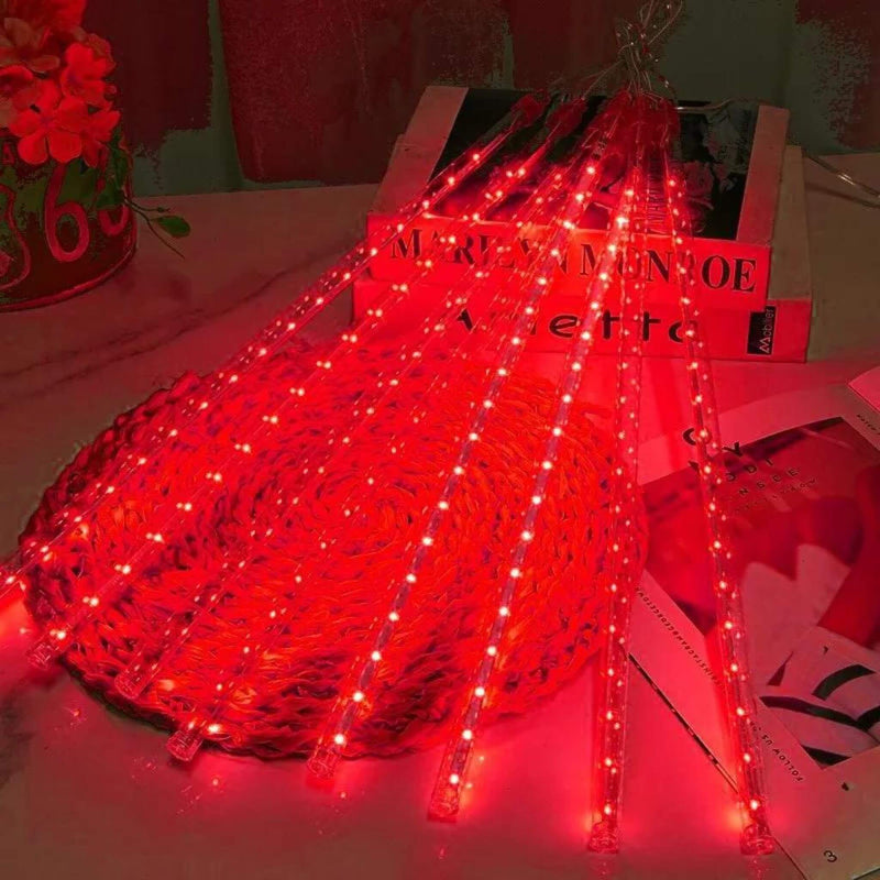 Chuva de Led Efeito Meteoro Decoração de Natal - Bivolt e À Prova D'água