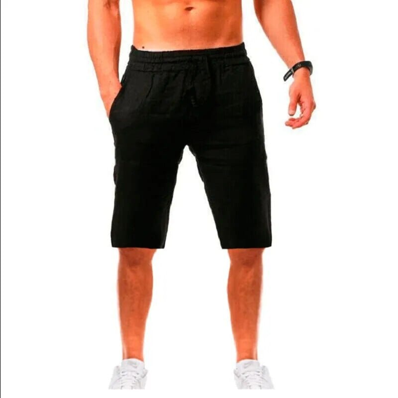 Bermuda Masculina de Linho Elegance