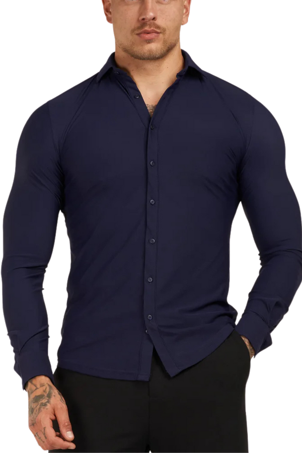 Camisa Social Malha Gelada Veltrio