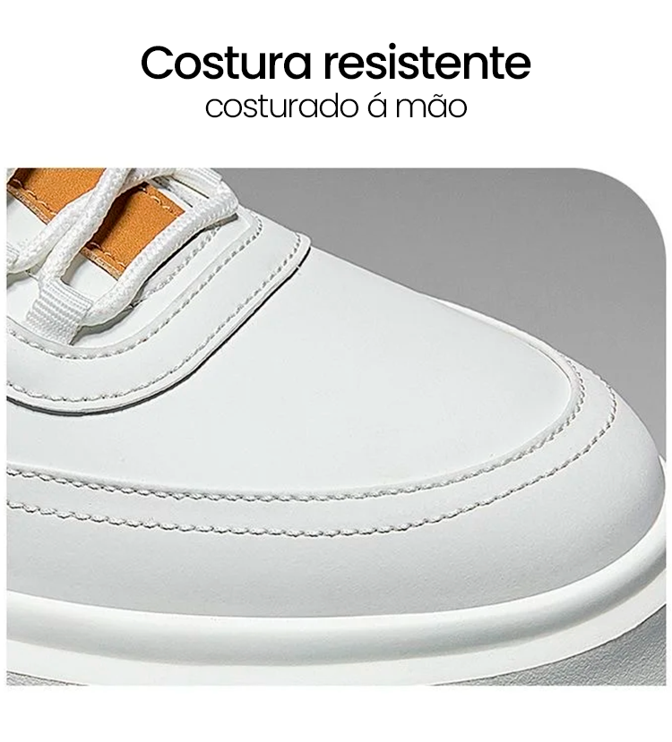 Tênis Masculino em Couro Genuino - Zafieri Sport