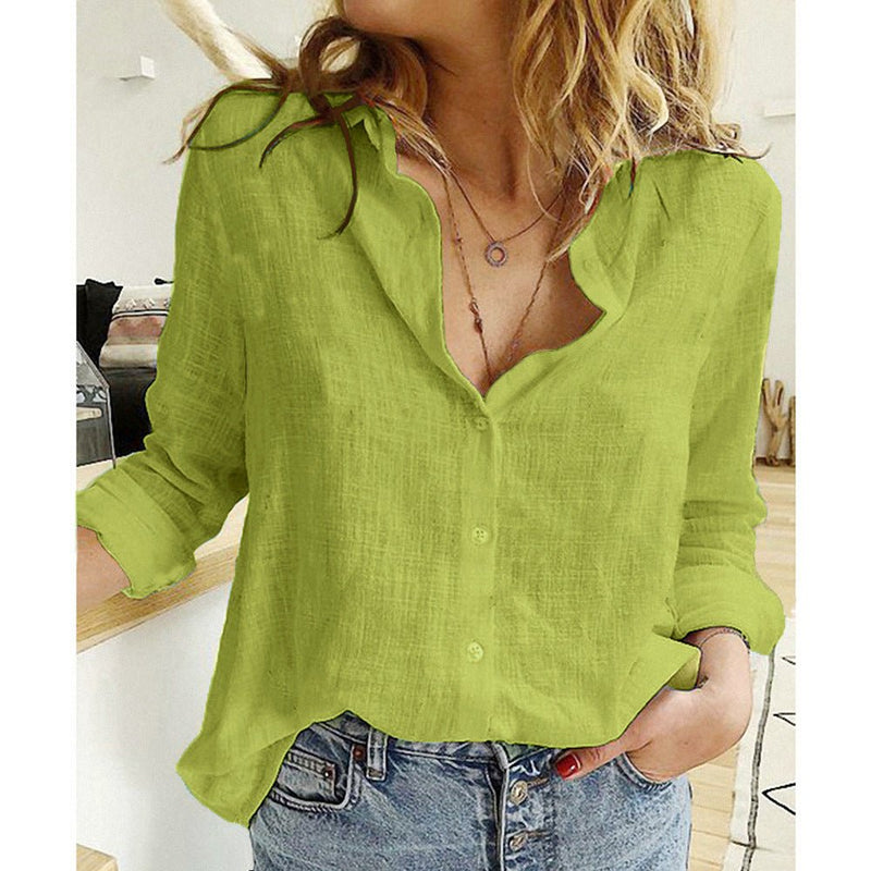 Camisa de Linho Feminina Olivia