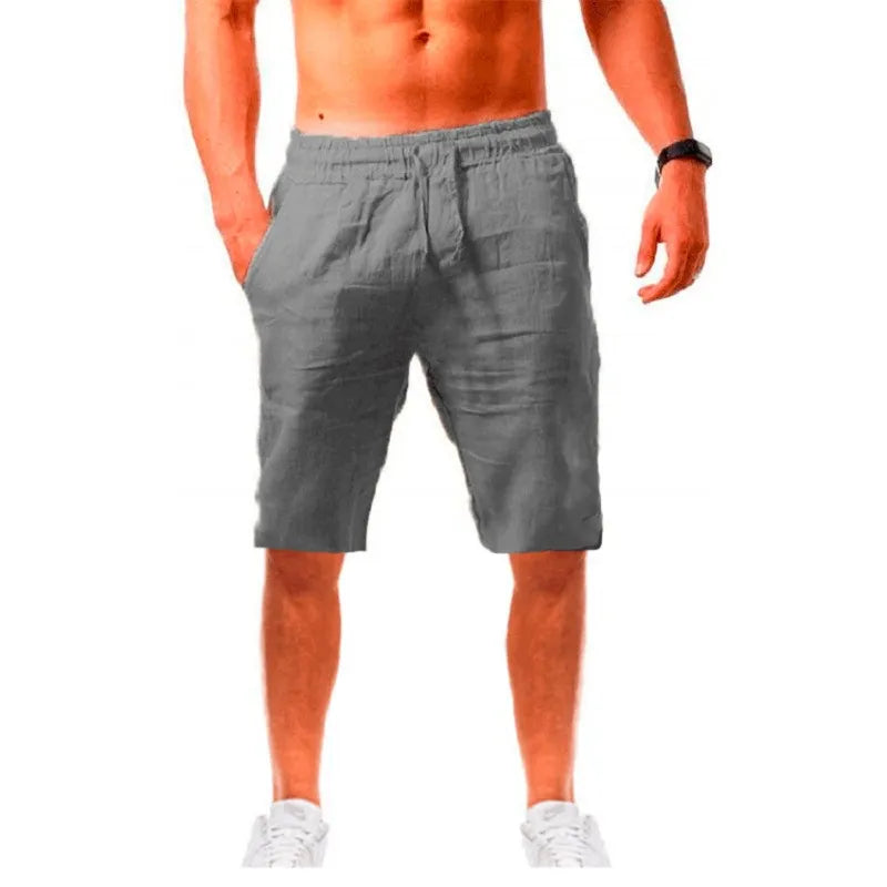 Bermuda Masculina de Linho Elegance