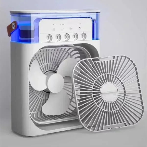 Ventilador com Umidificador de Ar Portátil