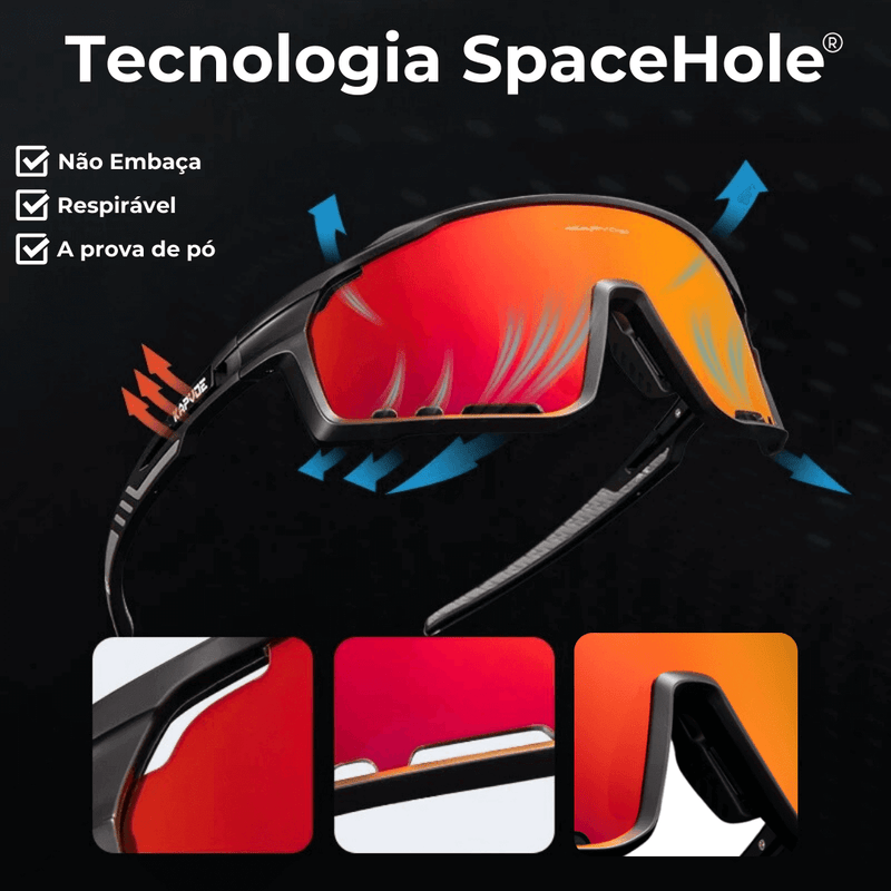 Óculos de Sol Raptor - Para Corrida Ciclismo e Beach Tennis
