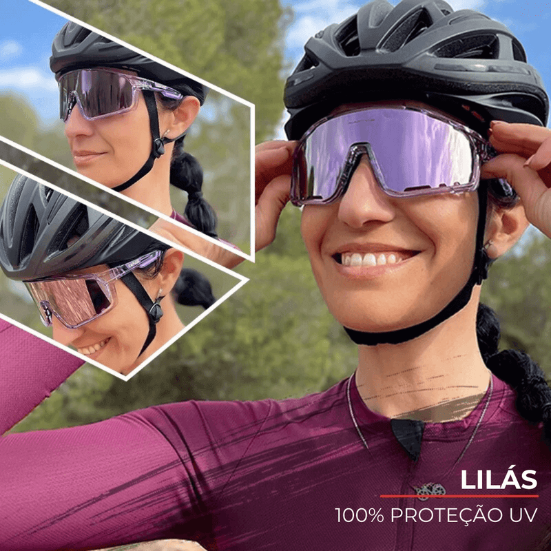 Óculos de Sol Raptor - Para Corrida Ciclismo e Beach Tennis