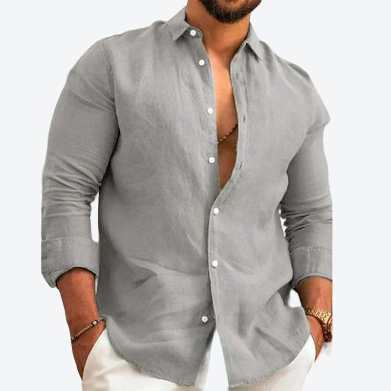 Camisa de Linho Premium Milano