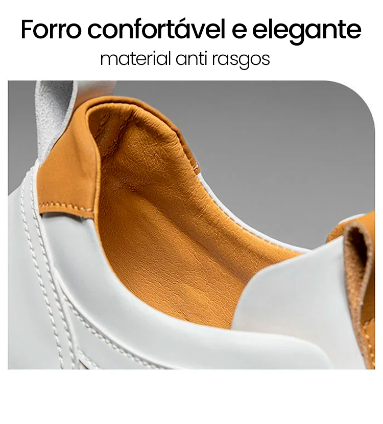 Tênis Masculino em Couro Genuino - Zafieri Sport