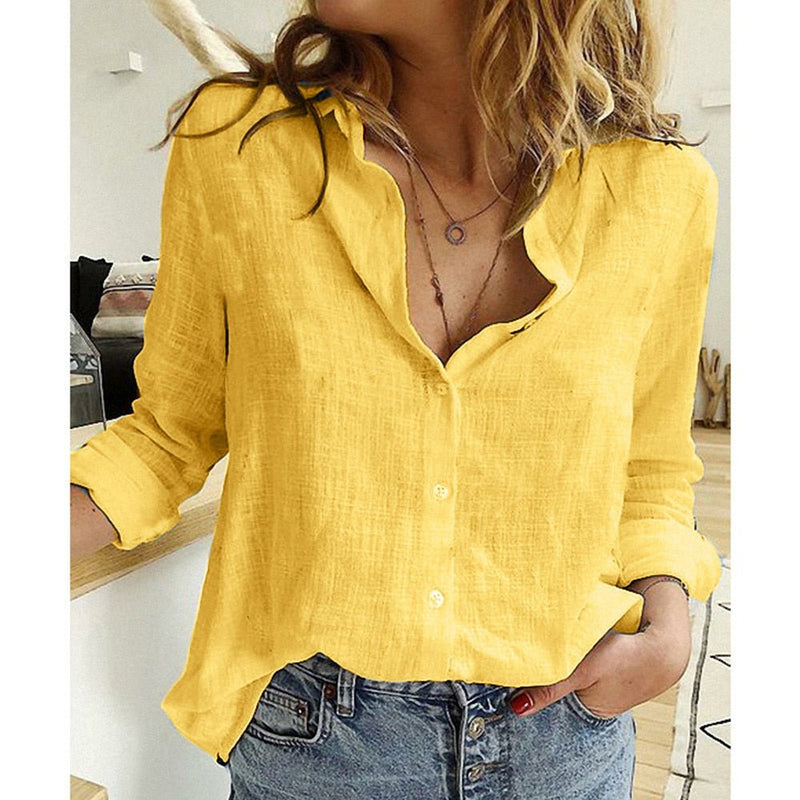 Camisa de Linho Feminina Olivia