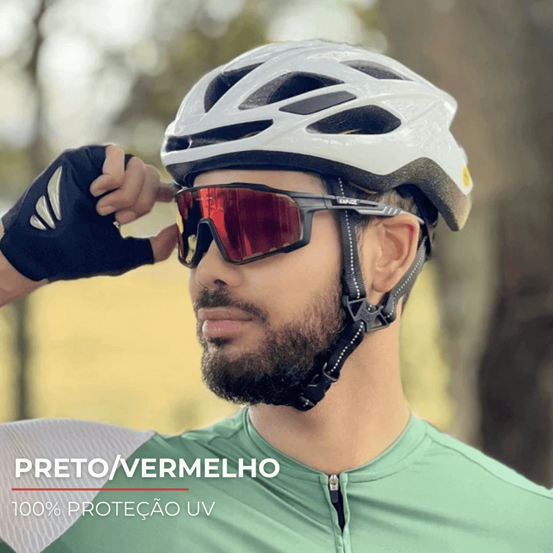 Óculos de Sol Raptor - Para Corrida Ciclismo e Beach Tennis