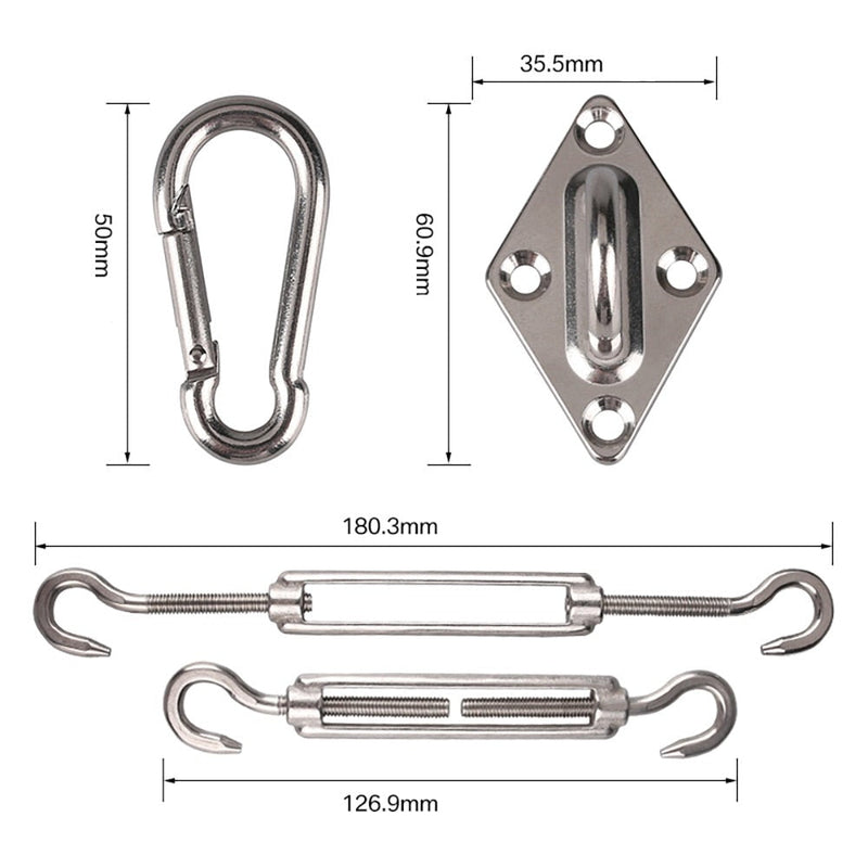 Kit Acessórios para Instalação de Toldos