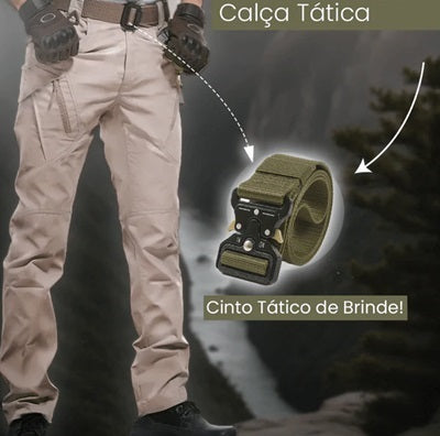 Calça Tática Militar Ultra Resistente e Impermeável + Brinde Exclusivo