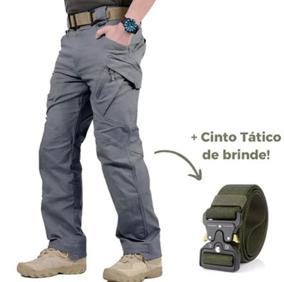 Calça Tática Militar Ultra Resistente e Impermeável + Brinde Exclusivo