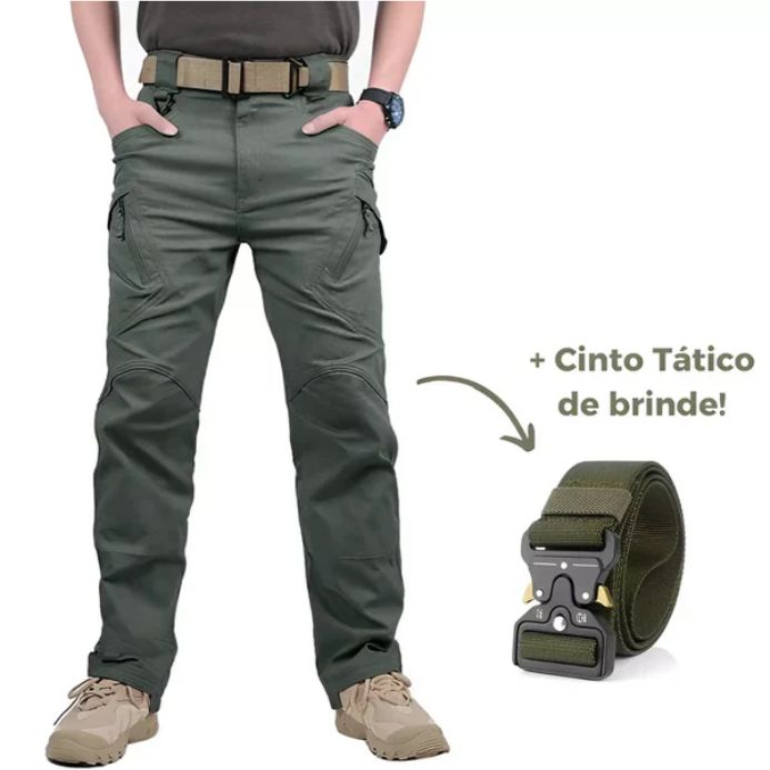 Calça Tática Militar Ultra Resistente e Impermeável + Brinde Exclusivo