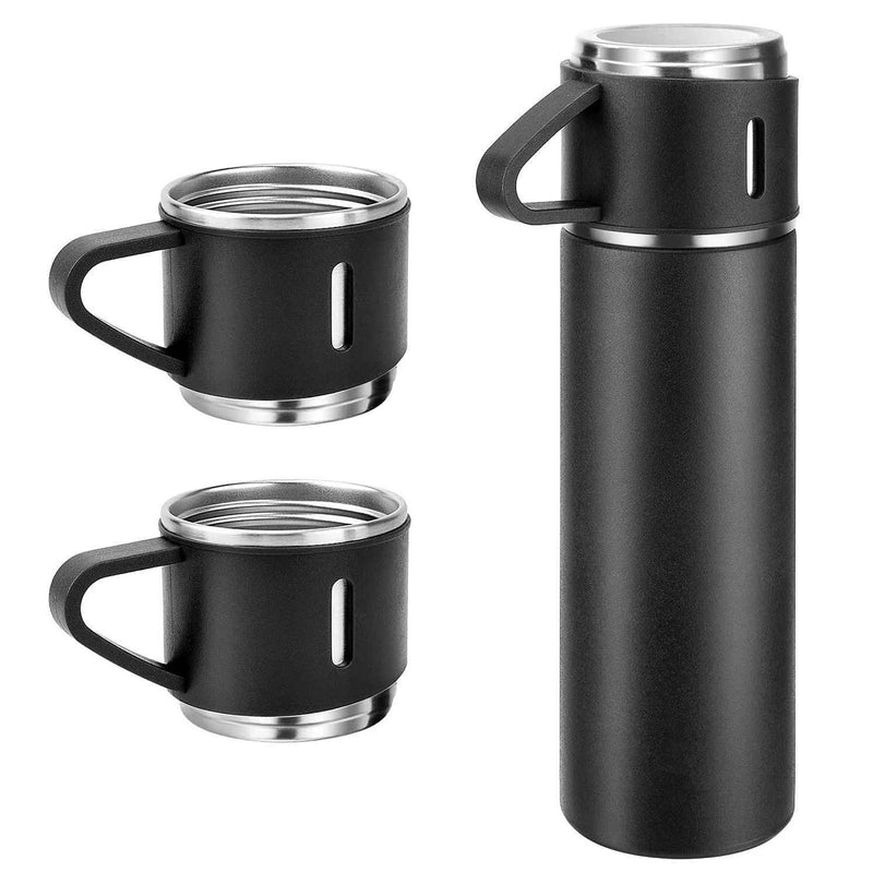 Garrafa Térmica em Inox Glacier Set + 2 Canecas de Brinde