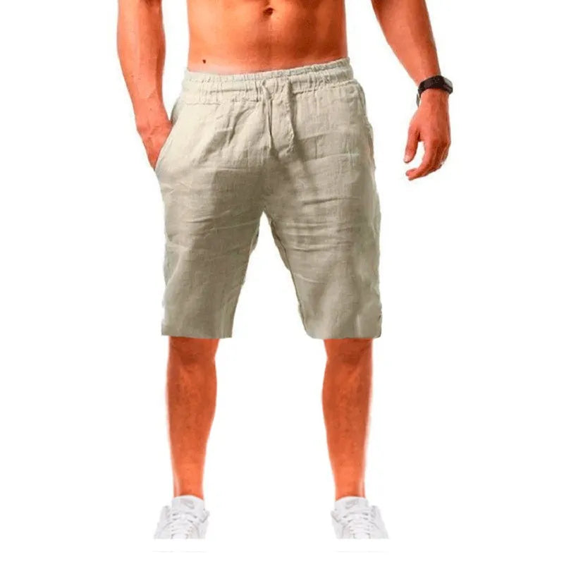 Bermuda Masculina de Linho Elegance